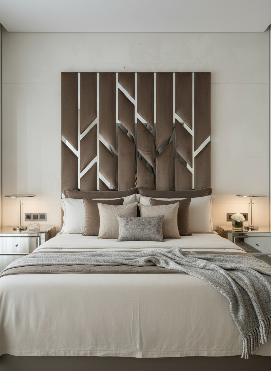 Angelo Headboard - Taupe Brown
