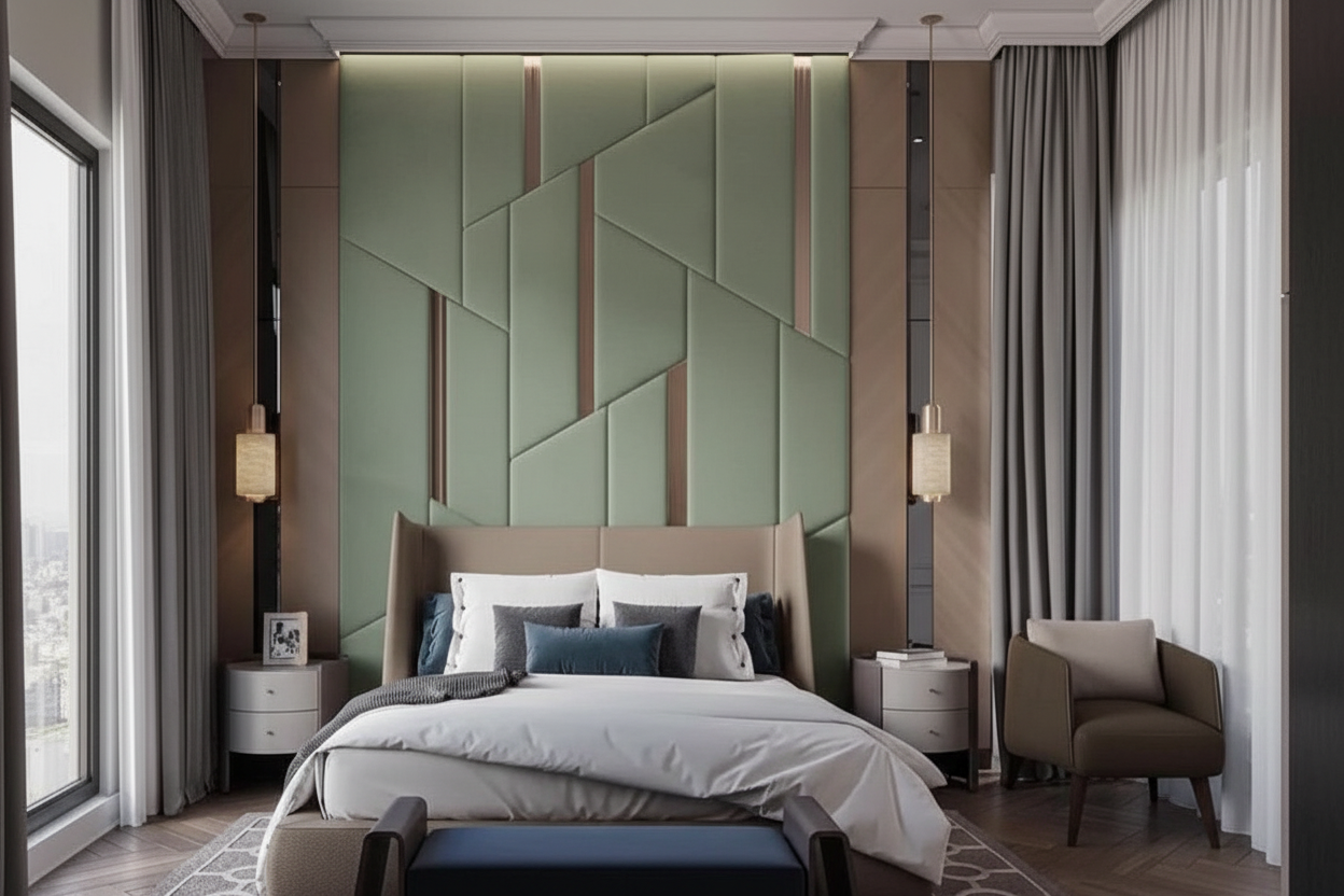 Athena Headboard - Sage Green