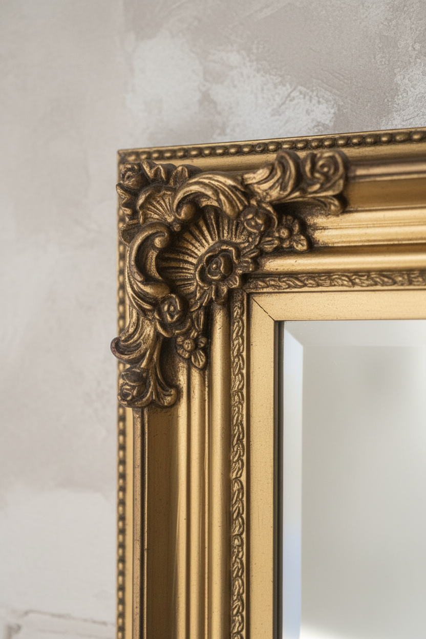 Baroque Mirror — Detail Shot