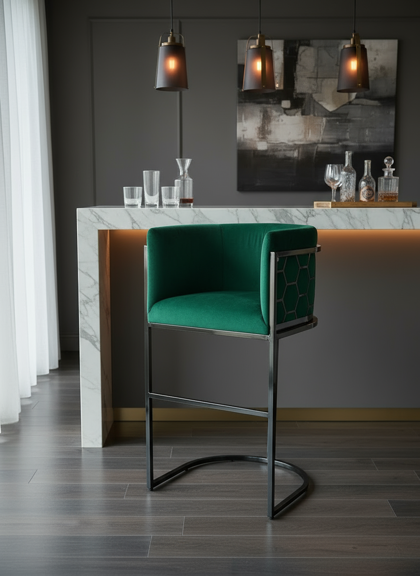 Barstool 7 - Green