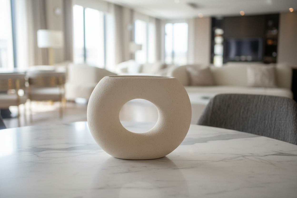 Lifestyle image with vase as focal point