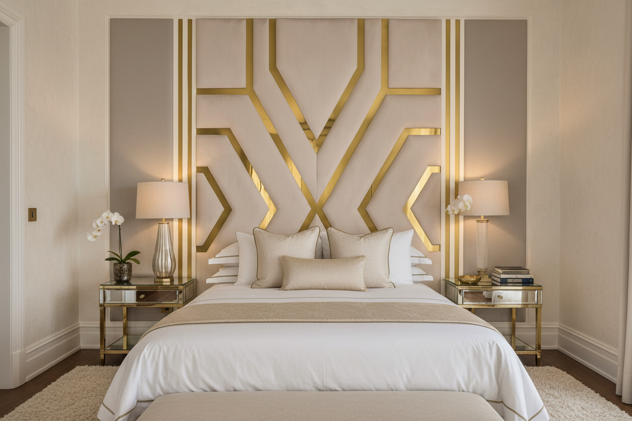 Valentino Headboard Cream Beige