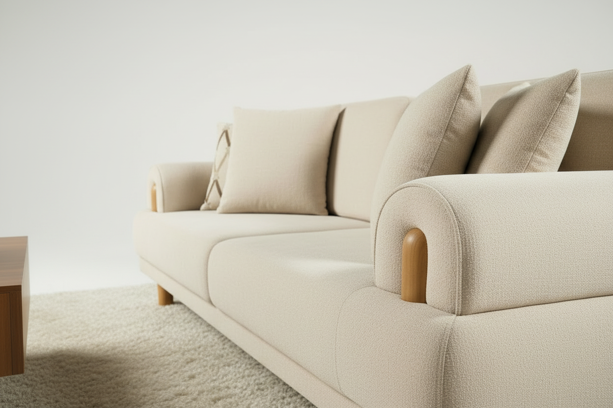 2-Seater Armrest Detail Shot