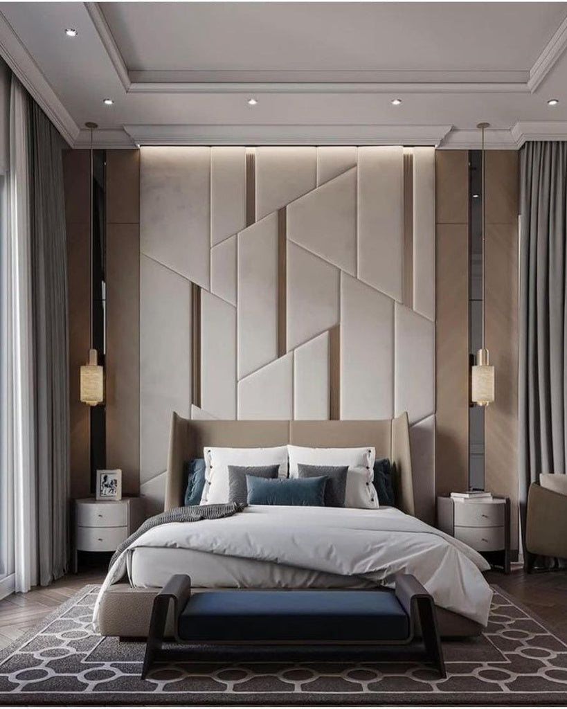 Athena Mirrored Headboard - 1.8 M High