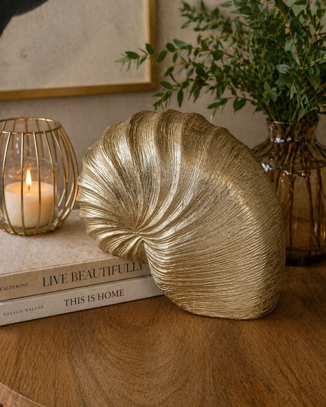 Gold Conch Shell