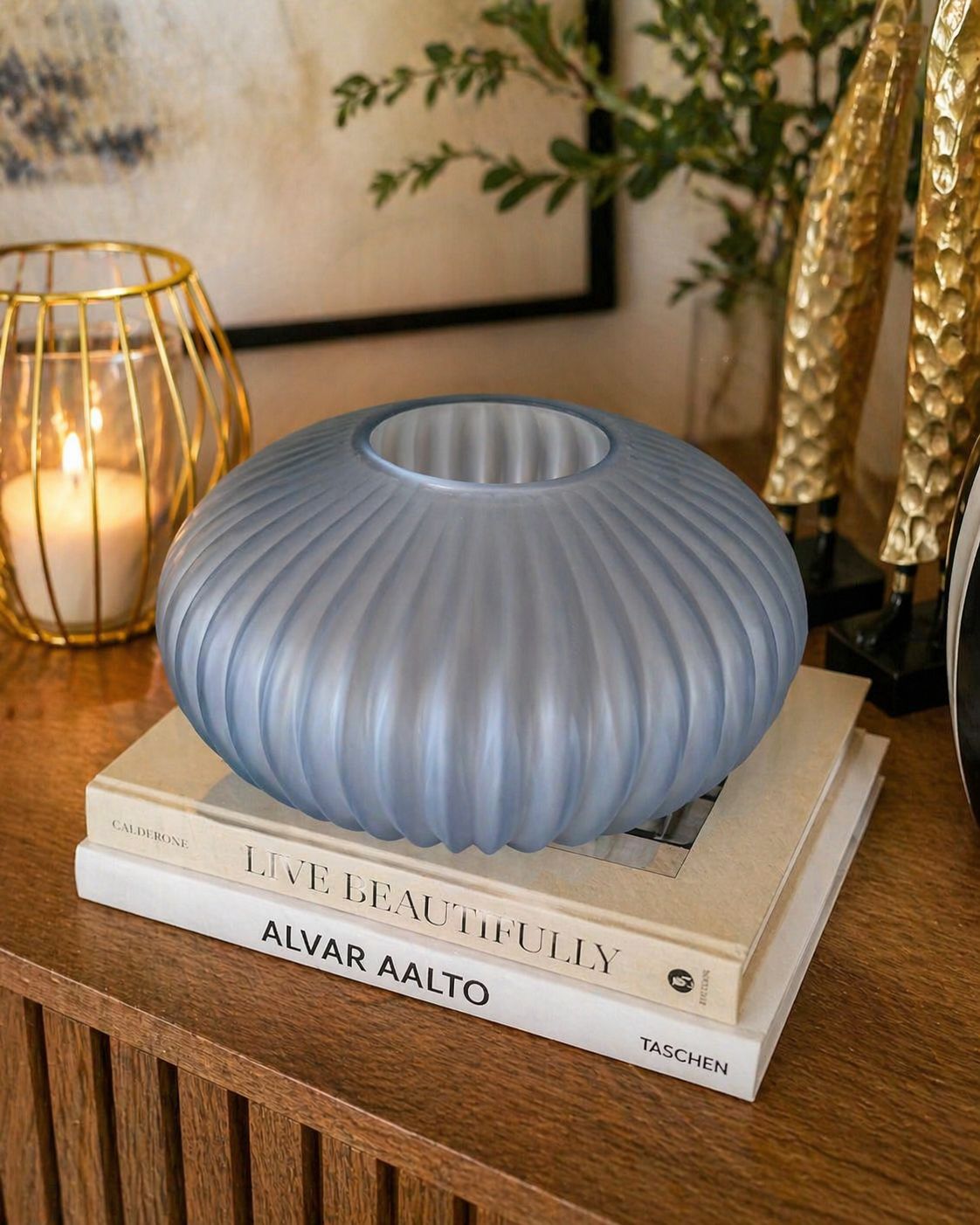 Ocean Blue Vase