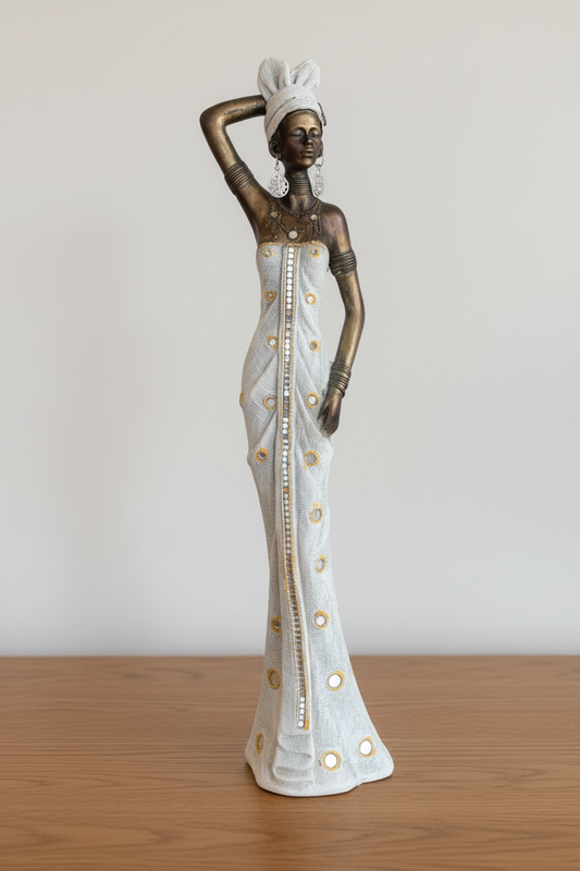 African Woman Figurine Lifestyle