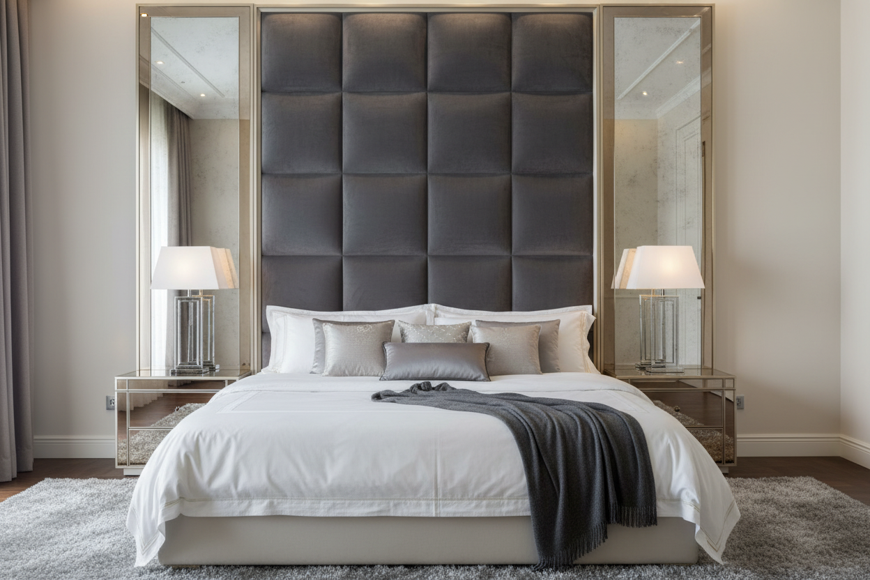 Alexandra Roma Headboard - Gray