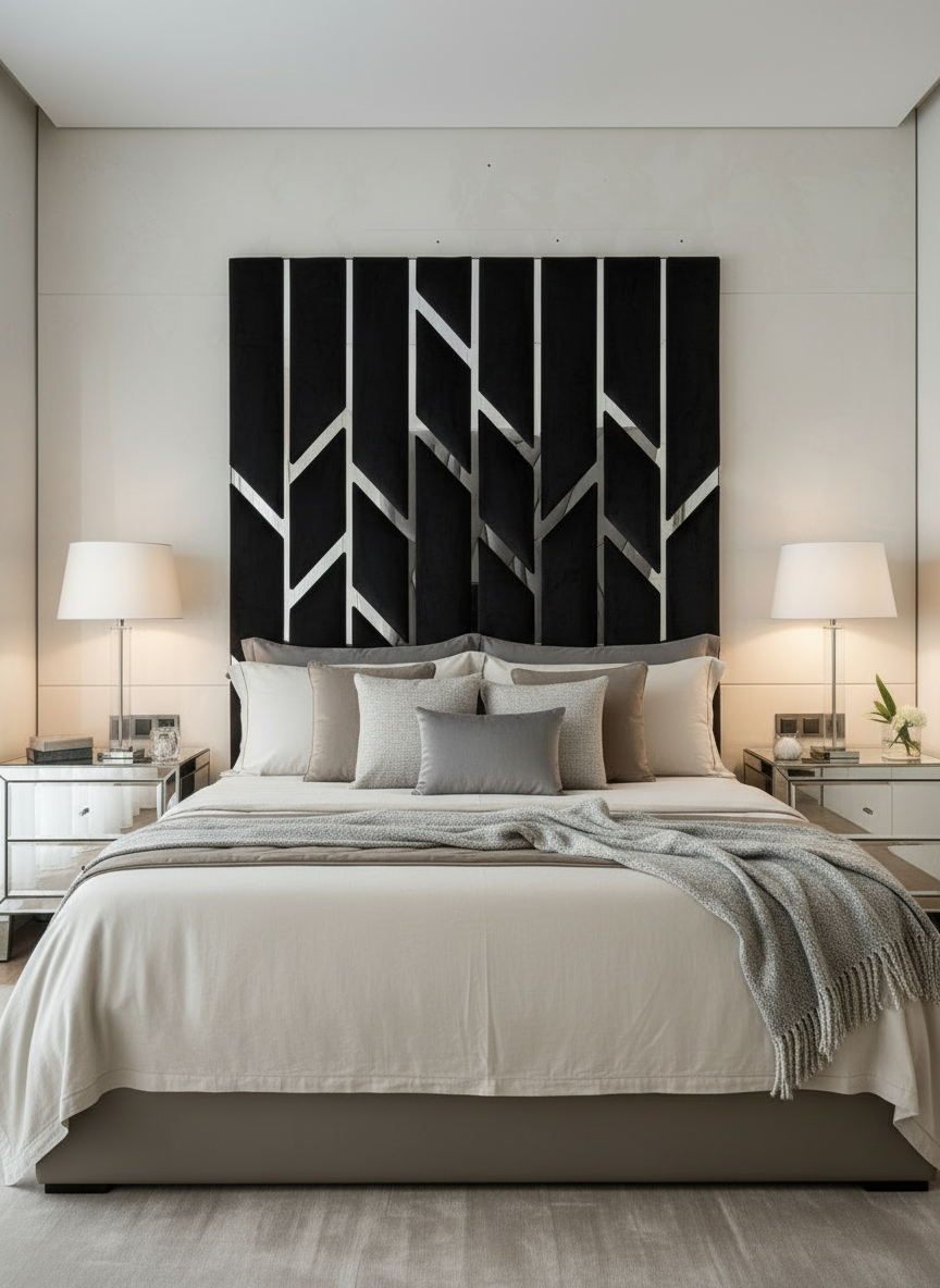 Angelo Headboard - Black