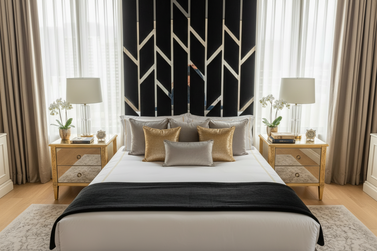 Angelo Headboard - Black