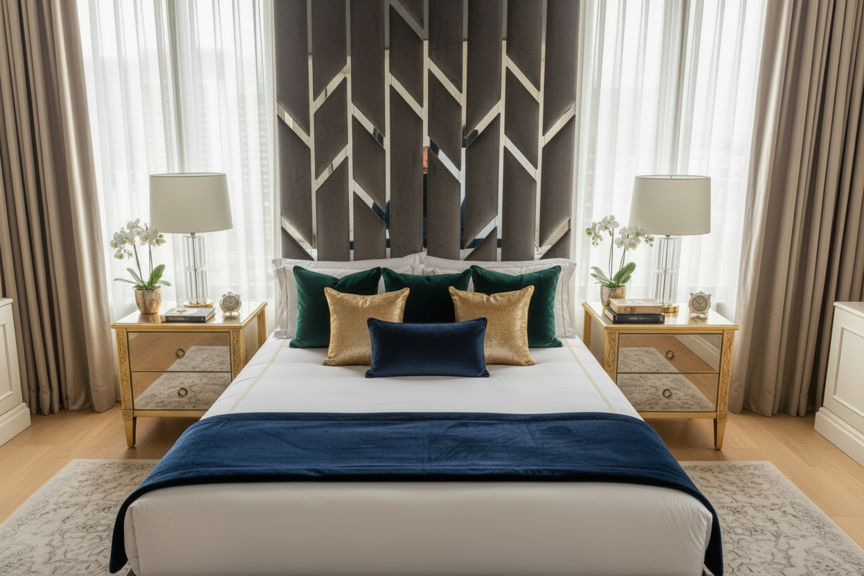 Angelo Headboard - Charcoal Grey