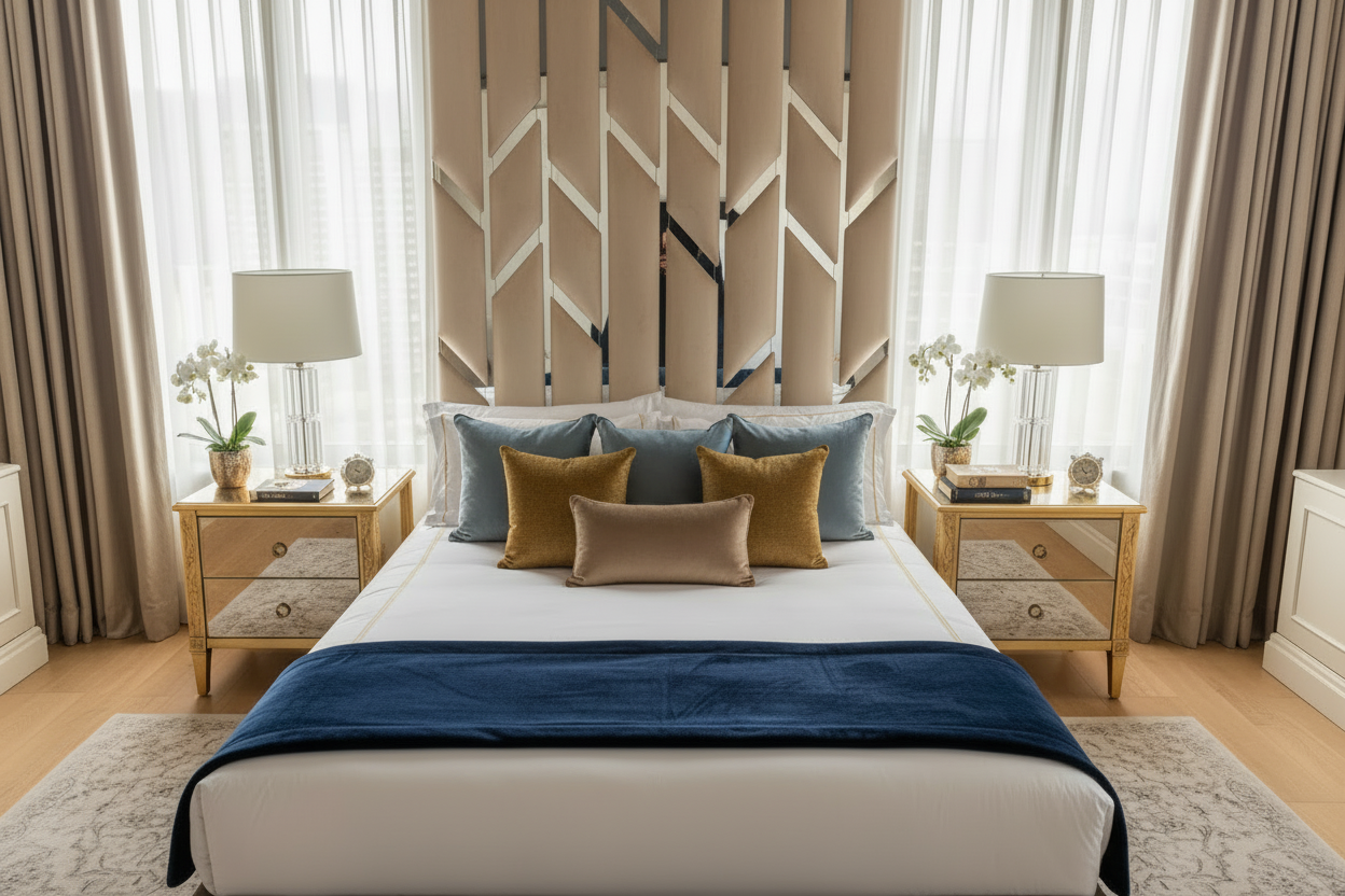 Angelo Headboard - Cream Beige