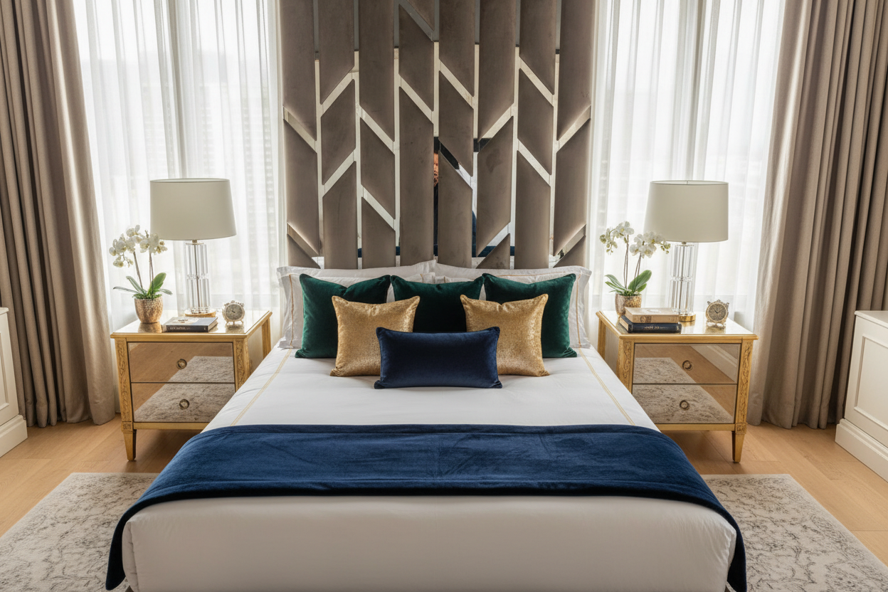 Angelo Headboard - Elevated View
