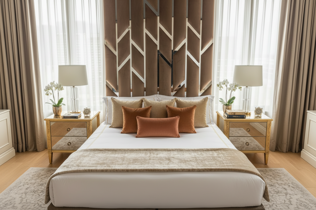 Angelo Headboard - Taupe Brown