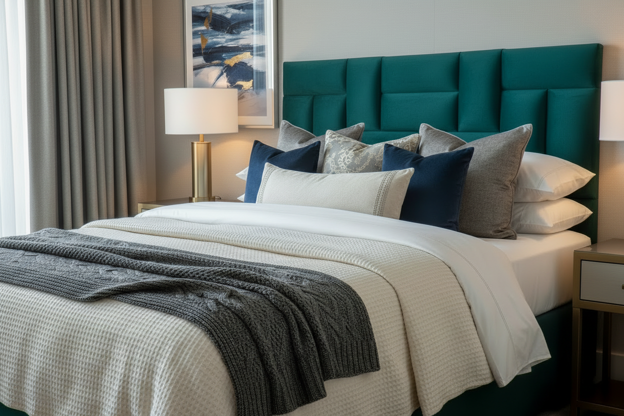 Arcadia Headboard - Turquoise