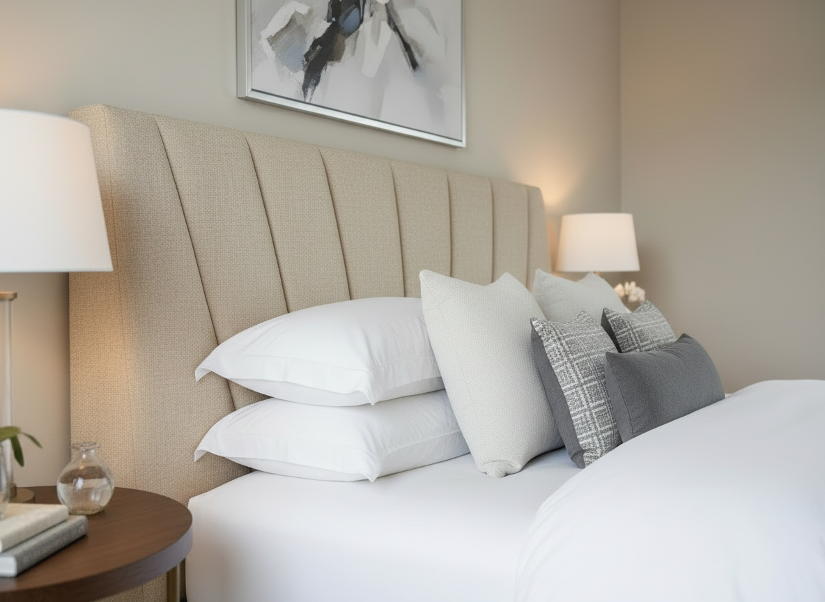 Asus Headboard - Cream Beige
