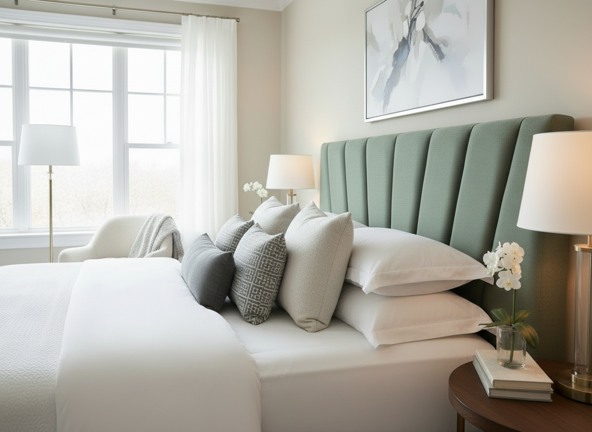 Asus Headboard - Sage Green