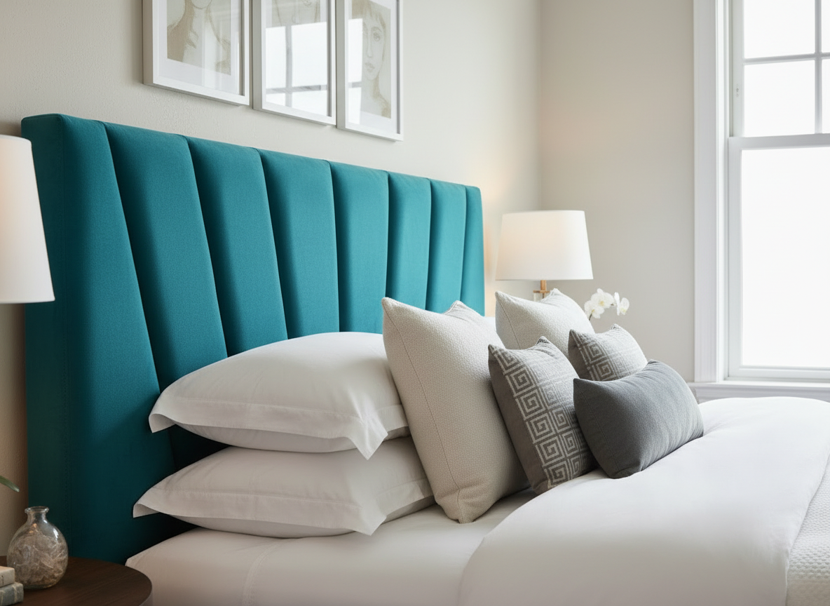 Asus Headboard - Turquoise