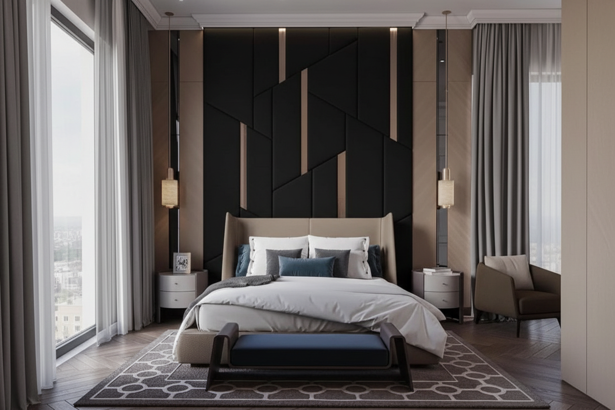 Athena Headboard - Black
