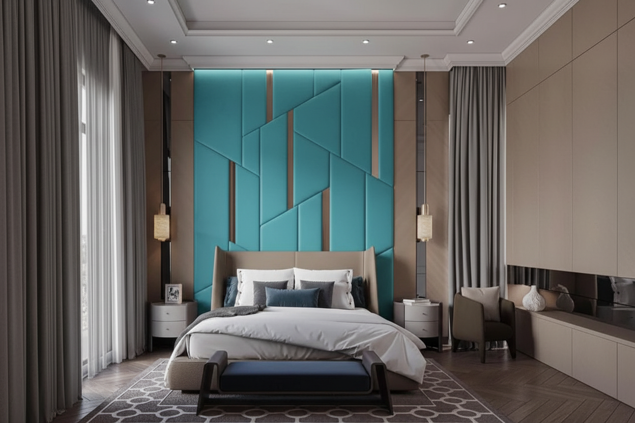 Athena Headboard - Turquoise