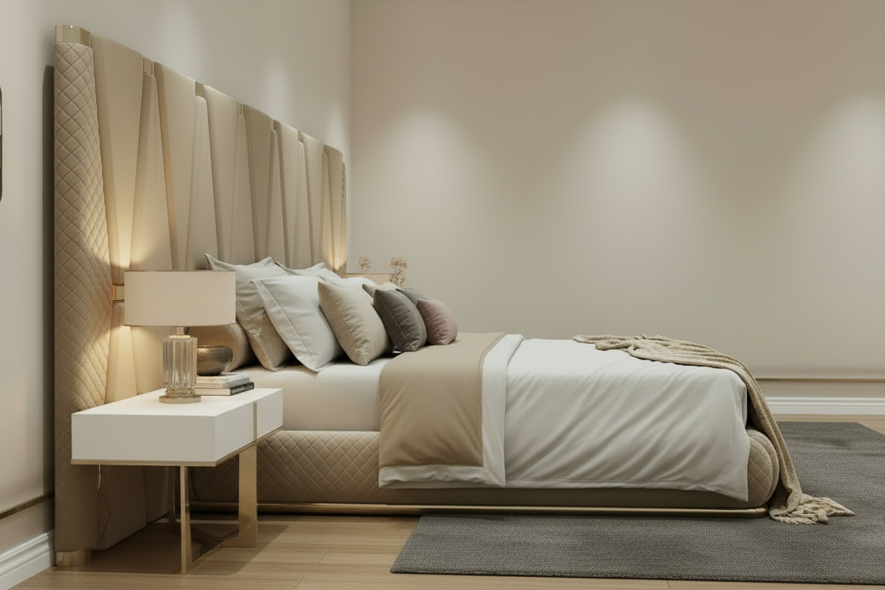 Atlantis Bed - Side Profile Angle