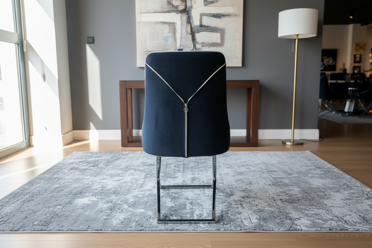 Back angle of dining chair