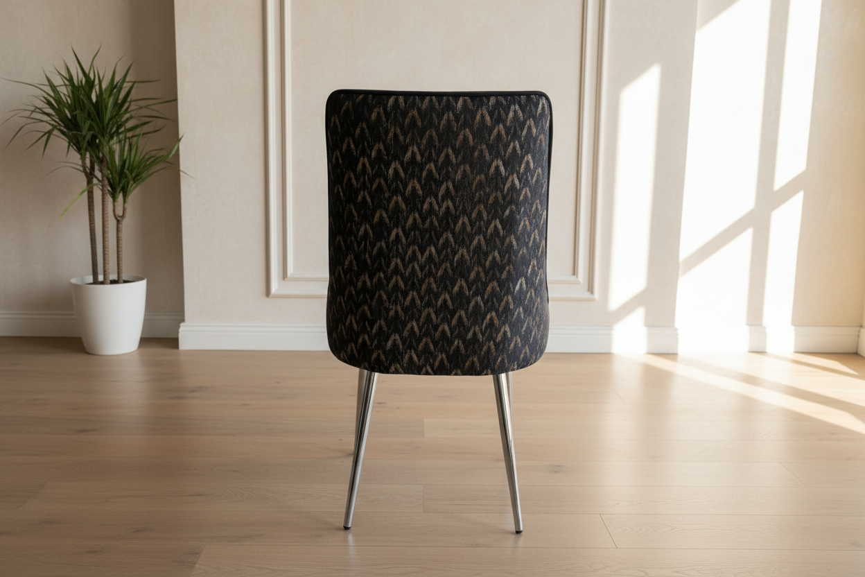 Back angle of dining chair
