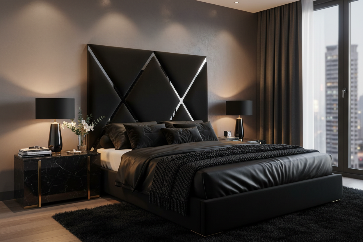 Black Cresta bedroom suite