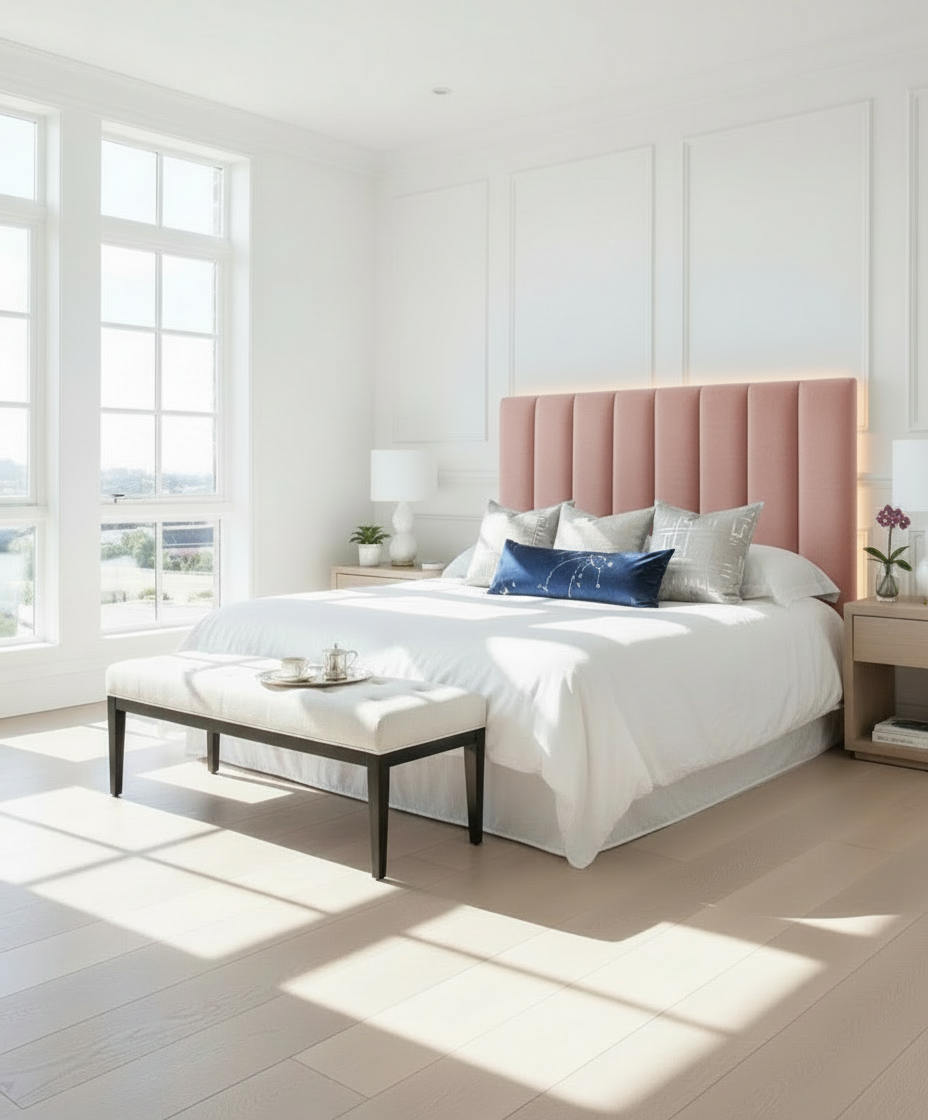 Blush Pink Headboard