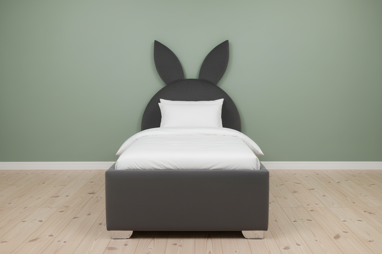 Bunny Bed - Charcoal Grey