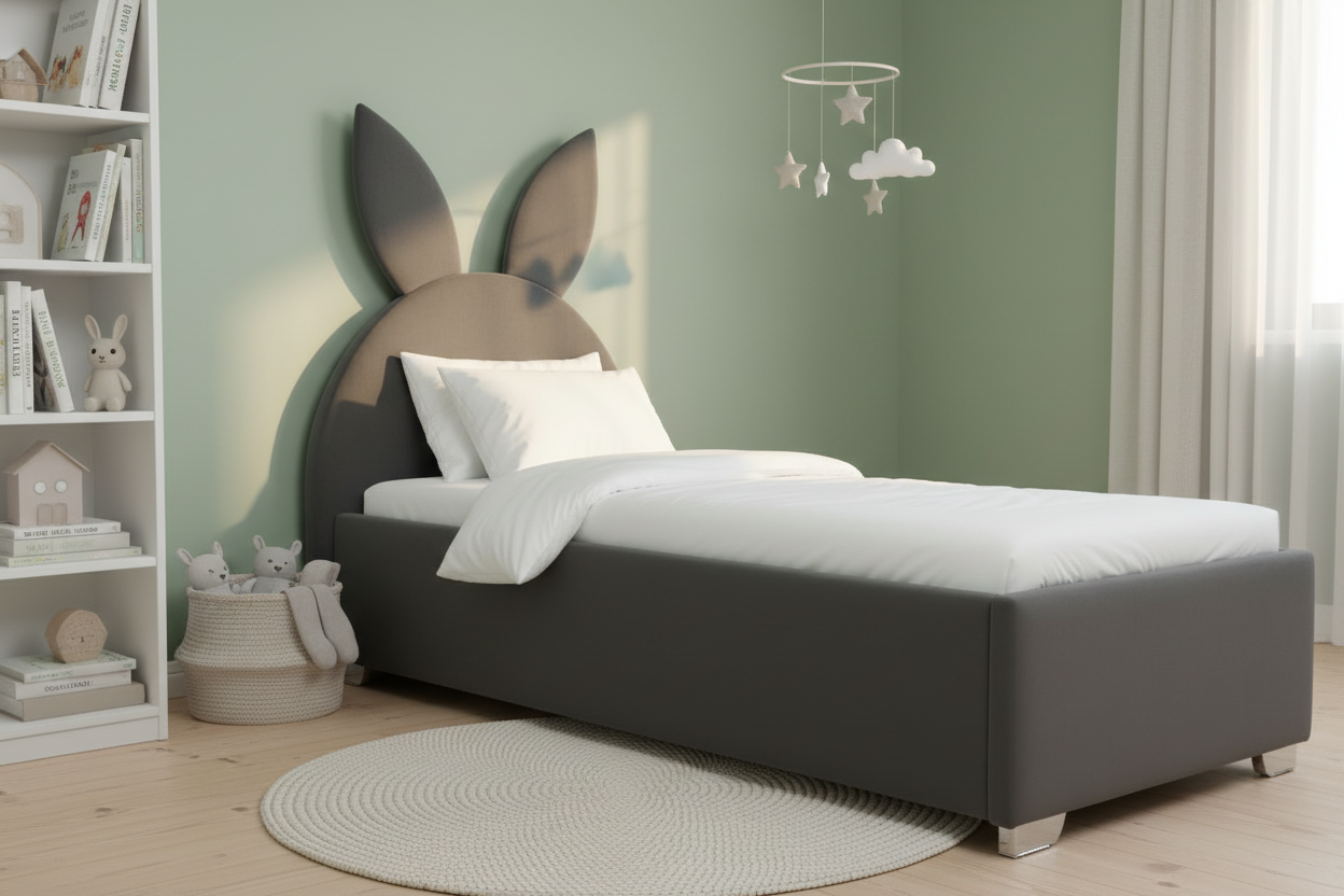 Bunny bed left side close