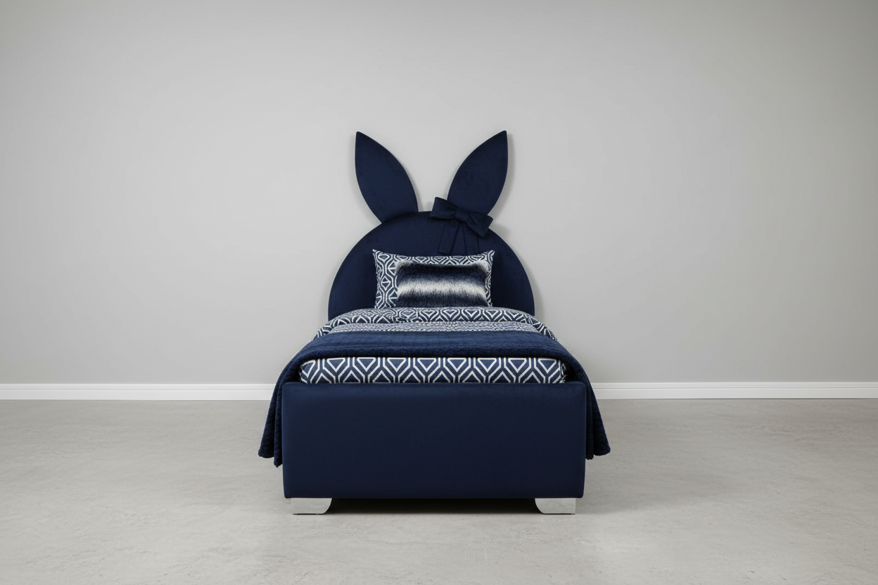 Bunny Bed - Navy Blue