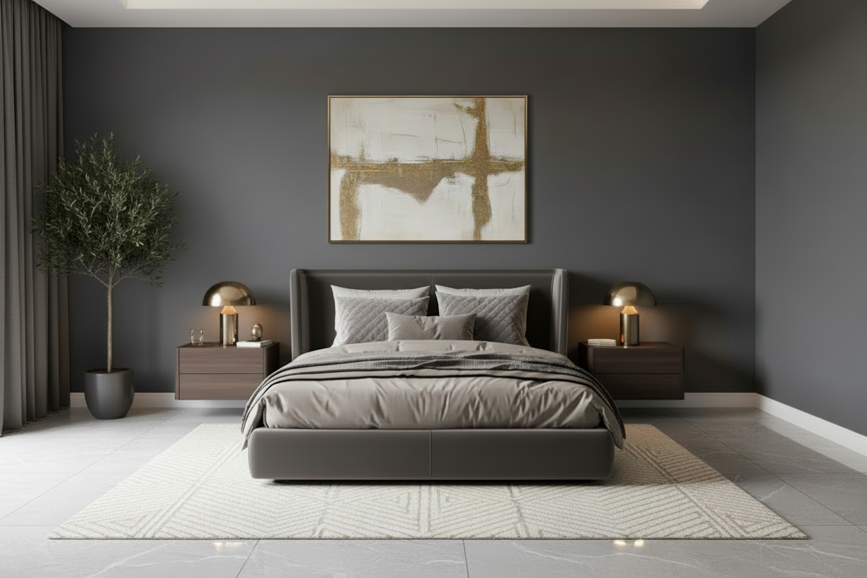Charcoal Grey Bedroom