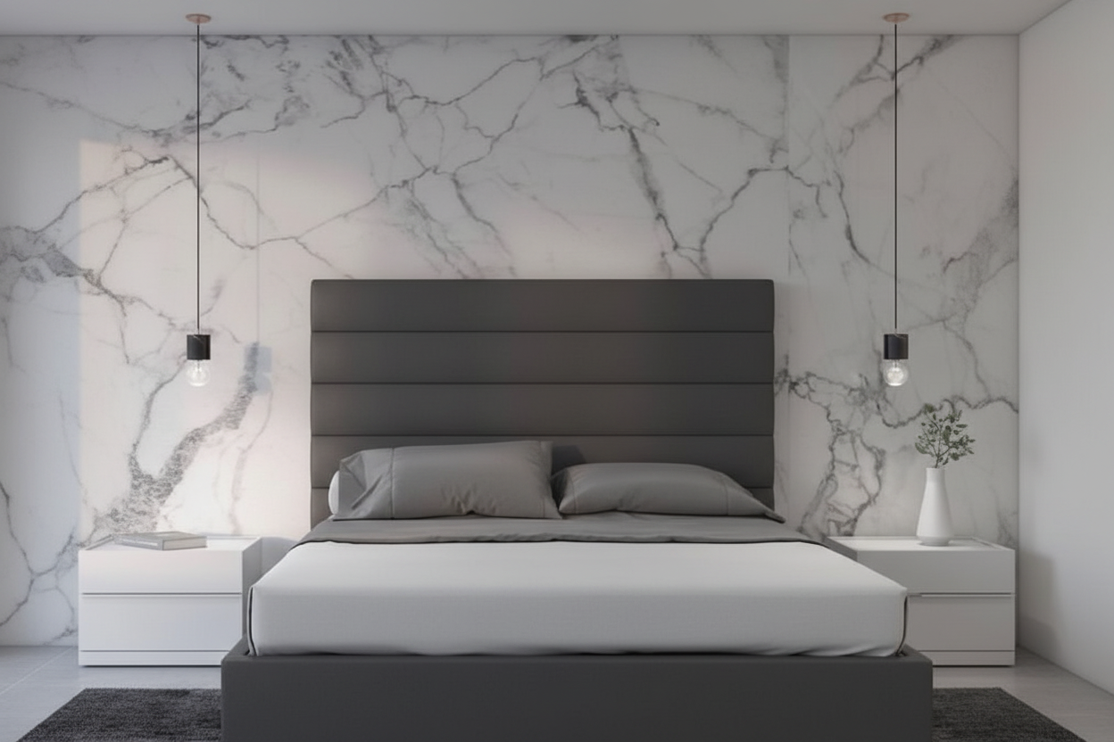 Charcoal Grey Horizona Headboard