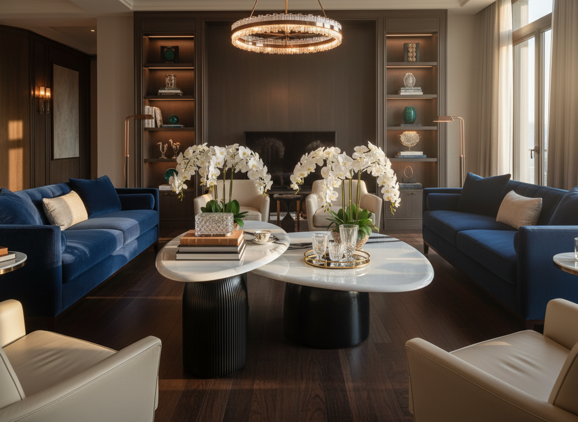 Coffee table 15 - 2-piece set luxury lifestyle