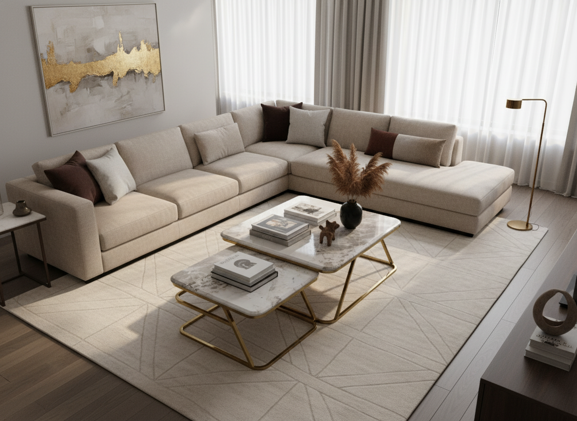 Coffee Table 2 - Corner Angle