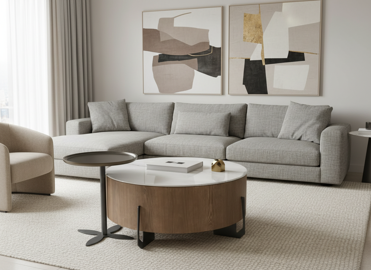 Coffee table - corner angle