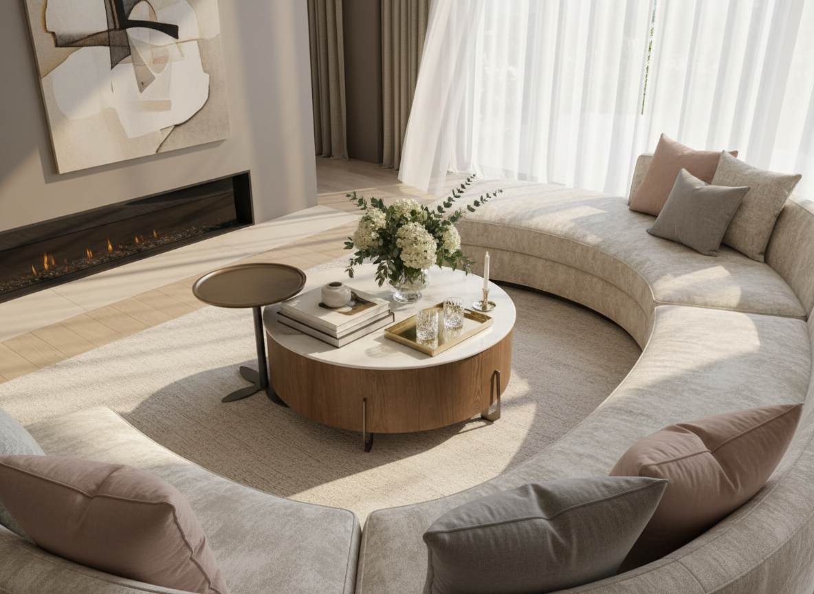 Coffee table - high angle