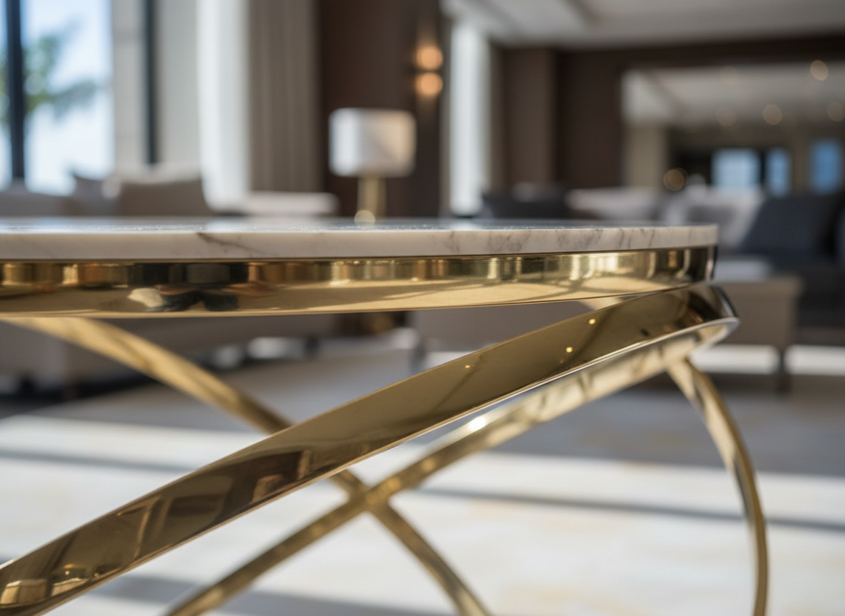 Coffee Table Leg Frame Detail