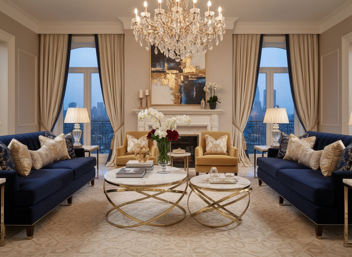 Coffee Table Luxury Setting