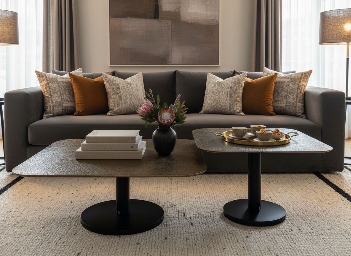 Coffee Table Set - Front View