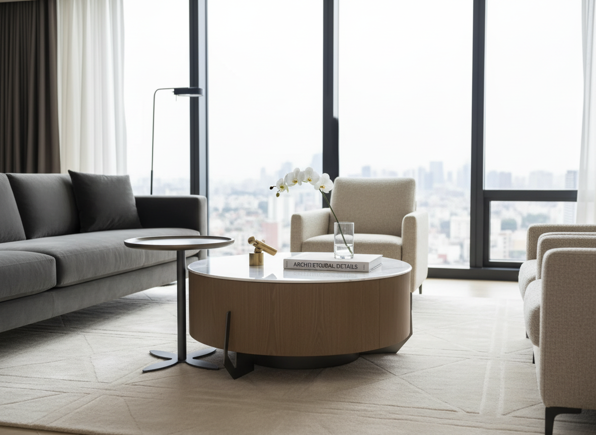 Coffee table - side angle
