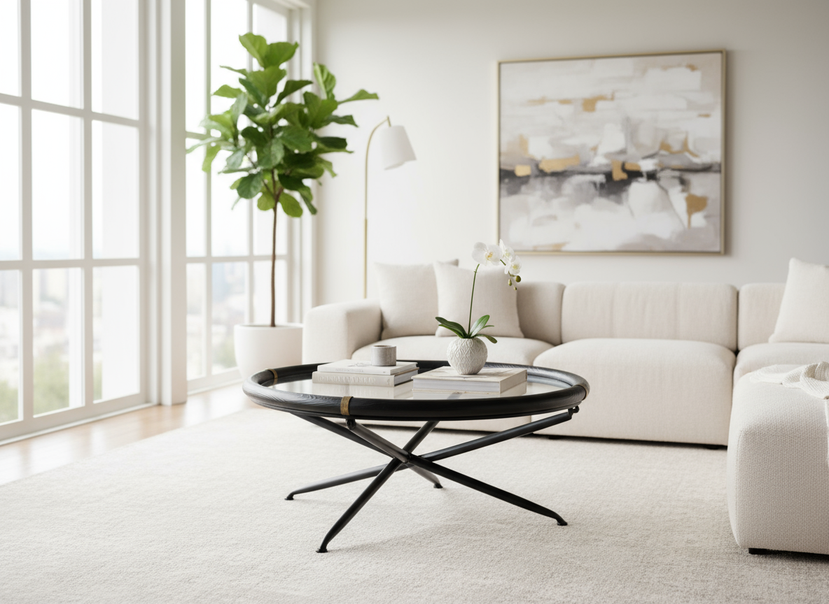 Darcy coffee table with excellent exposure