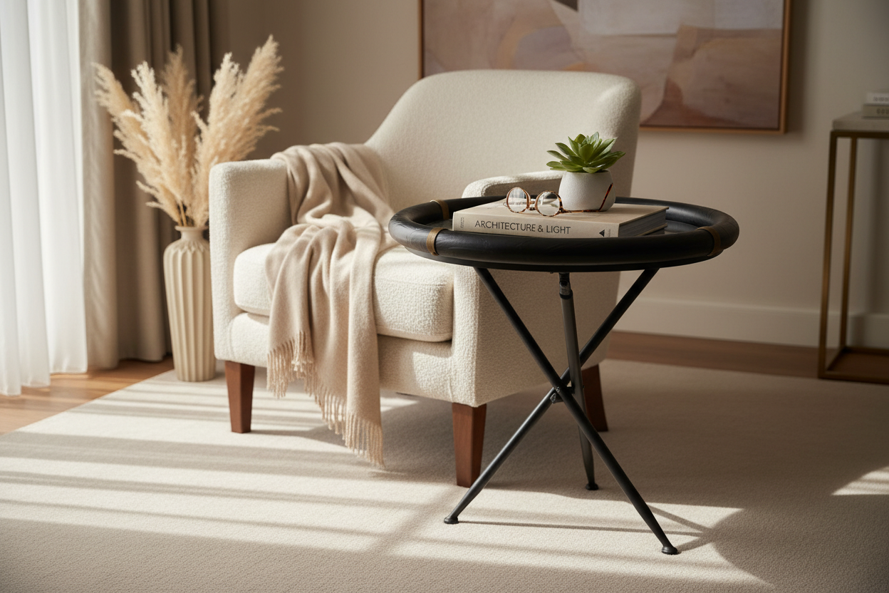 Darcy Side Table - Side Angle
