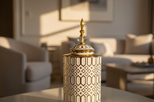 Decorative jar lifestyle focal image