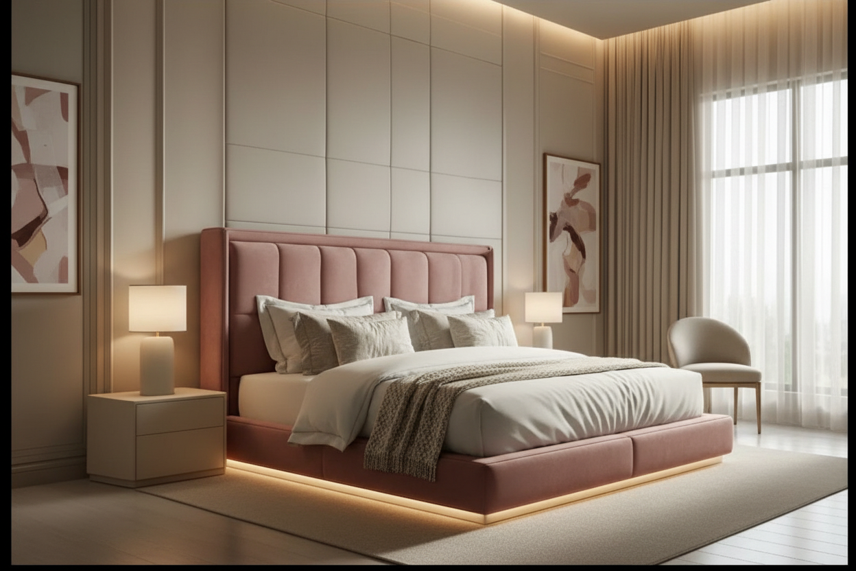 Derma Bed - Blush Pink
