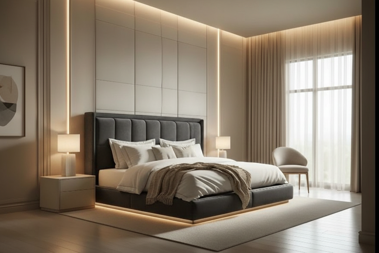 Derma Bed - Charcoal Grey
