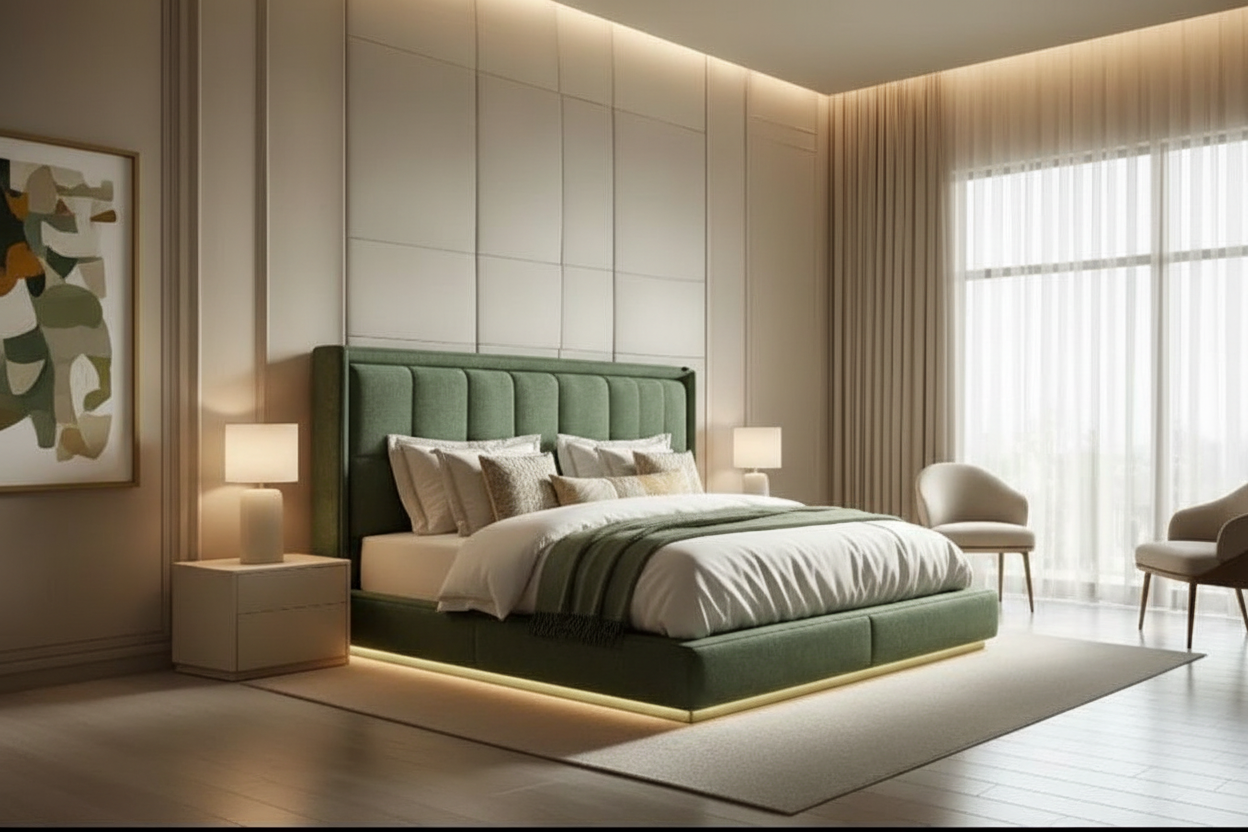 Derma Bed - Sage Green
