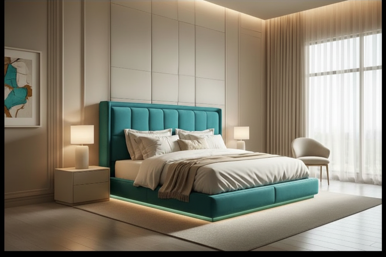 Derma Bed - Turquoise