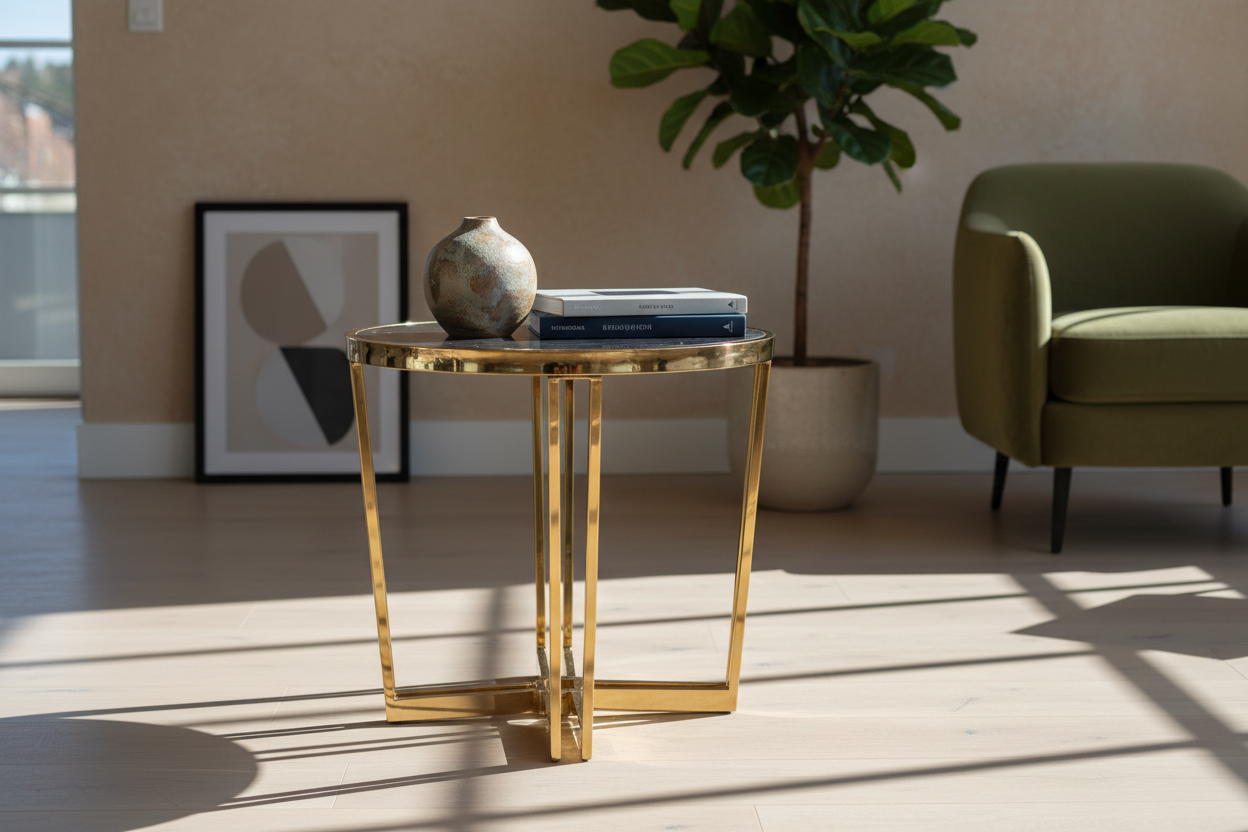 Dia side table - side profile